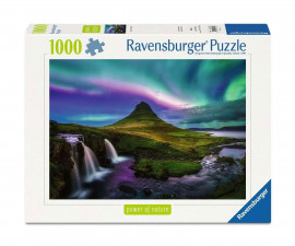 Ravensburger 12001744 - Пъзел 1000 елемента - Северно сияние над Киркюфел, Исландия