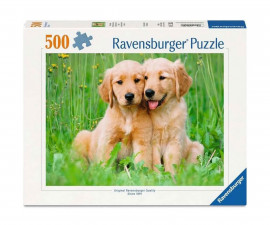Ravensburger 12001902 - Пъзел 500 елемента - Бебета кученца