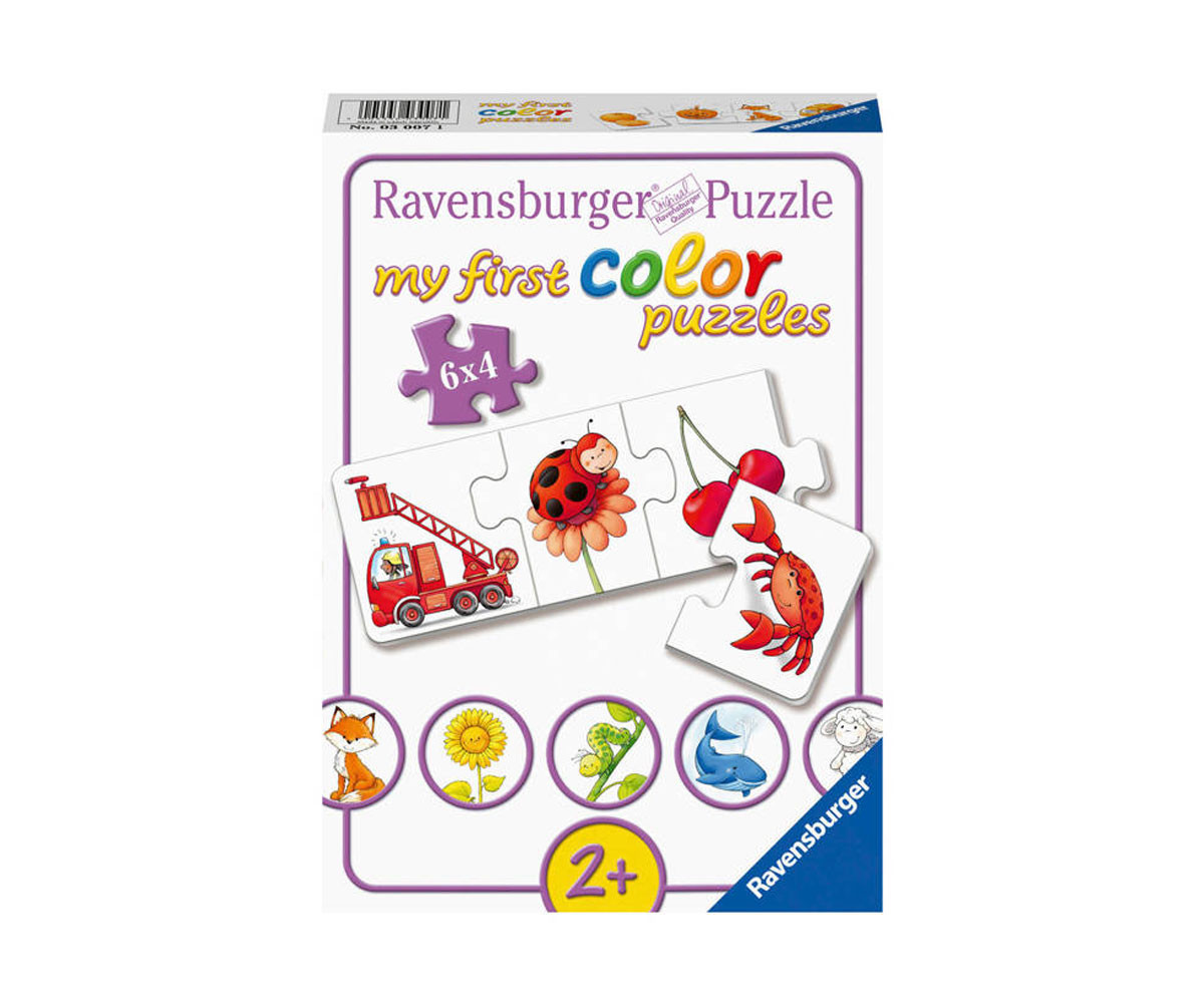 Ravensburger 03007 - Моят първи пъзел Ravensburg 6х4 елемента - Моите цветове