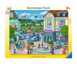 Ravensburger 05176 - Пъзел 12 ел. Полицейска операция с Хана и Ерик