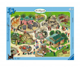 Ravensburger 05565 - Пъзел Ravensburger 30 ел. - В зоопарка