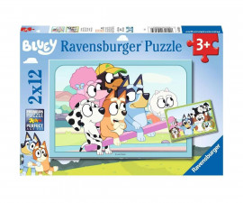 Ravensburger 05693 - Пъзел 2х12 елемента - Забавление с Блуи