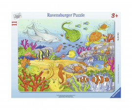 Ravensburger 06149 - Пъзел 11 елемента - Щастливи морски обитатели