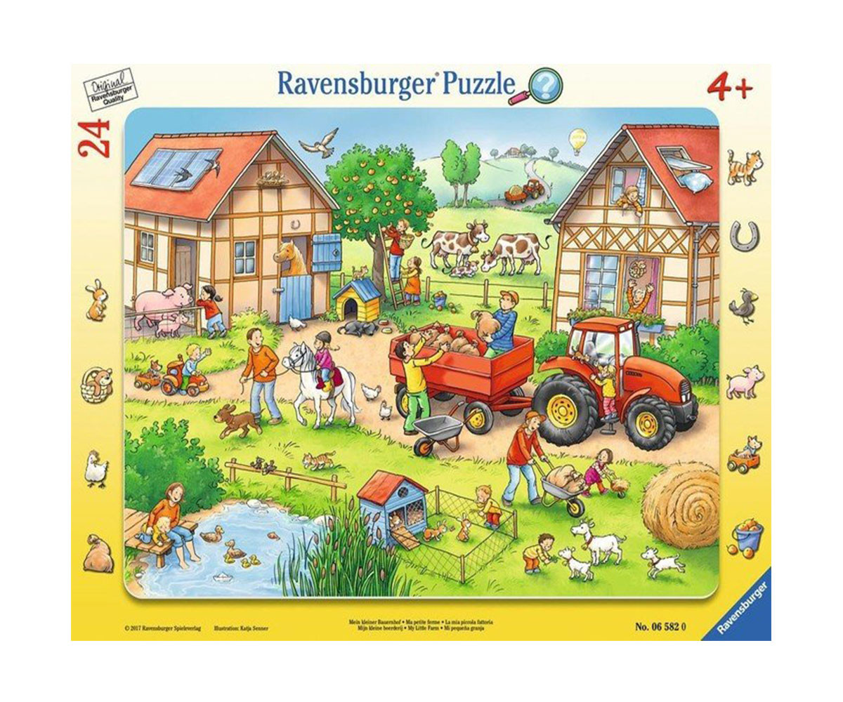 Ravensburger 6582 - Пъзел 24 елемента - Моята малка ферма