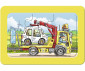 Ravensburger 06944 - Моят първи пъзел 3х6 елемента - Линейка, Боклукчийски камион thumb 3
