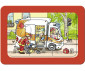 Ravensburger 06944 - Моят първи пъзел 3х6 елемента - Линейка, Боклукчийски камион thumb 4