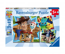 Ravensburger 08067 - Пъзел 3х49 елемента - Играта на играчките