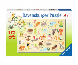 Ravensburger 08761 - Пъзел 35 елемента - Азбука с животни