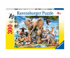 Ravensburger 13075 - Пъзел 300 елемента - Африкански приятели
