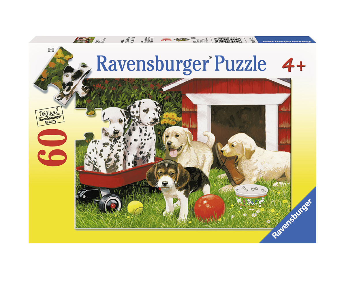 Ravensburger 9526 - Пъзел 60 елемента - Малки кученца
