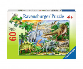 Ravensburger 09621 - Пъзел 60 елемента - Праисторически живот