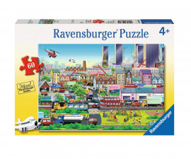 Ravensburger 9630 - Пъзел 60 елемента - Зает квартал