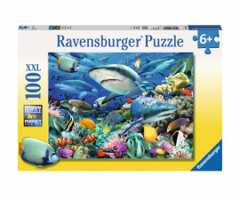 Ravensburger 10951 - Пъзел 100 XXL елемента - Акуловият риф