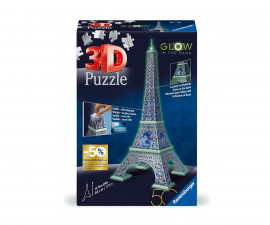 Ravensburger 11591 - 3D Пъзел 216 елемента - Светеща в тъмното Айфелова кула