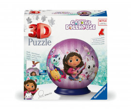 Ravensburger 11594 - 3D Пъзел топка 72 елемента - Къщата за кукли на Габи