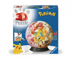 Ravensburger 11595 - 3D Пъзел 72 елемента - Топка Покемон