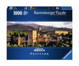 Ravensburger 12000043 - Пъзел панорама 1000 елемента - Алхамбра, Гранада