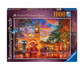 Ravensburger 12000184 - Пъзел 1000 елемента - Залез в Лондон