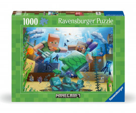 Ravensburger 12000421 - Пъзел 1000 елемента - Майнкрафт мозайка