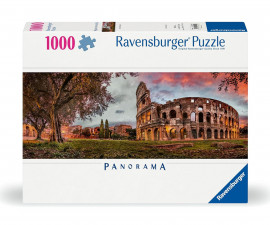 Ravensburger 12000440 - Пъзел панорама 1000 елемента - Залез на Колизеума