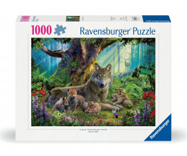 Ravensburger 12000477 - Пъзел 1000 елемента - Вълци в гората