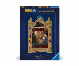 Ravensburger 12000500 - Пъзел 1000 елемента - Хари Потър по пътя към Хогуортс