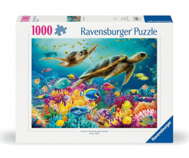 Ravensburger 12000577 - Пъзел 1000 елемента - Син подводен свят