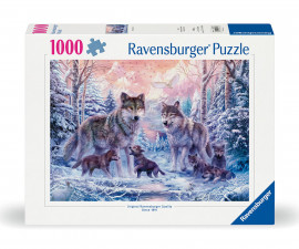 Ravensburger 12000647 - Пъзел 1000 елемента - Арктически вълци