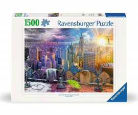 Ravensburger 12000698 - Пъзел 1500 елемента - Сезоните на Ню Йорк