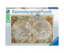 Ravensburger 12000716 - Пъзел 1500 елемента - Историческа карта