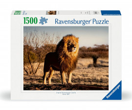 Ravensburger 12000733 - Пъзел 1500 елемента - Лъвът: Царят на животните