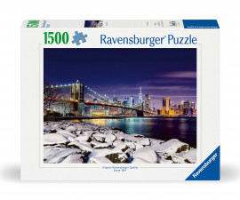 Ravensburger 12000734 - Пъзел 1500 елемента - Зима в Ню Йорк