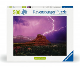 Ravensburger 12000779 - Пъзел 500 елемента - Розов гръм