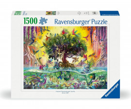 Ravensburger 12000798 - Пъзел 1500 елемента - Еднорогът от езерото и неговите приятели