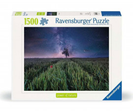 Ravensburger 12000799 - Пъзел 1500 елемента - Нощно небе над нивата