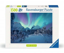 Ravensburger 12000802 - Пъзел 1500 елемента - Когато северното сияние танцува