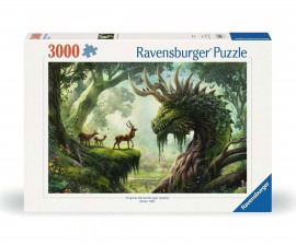 Ravensburger 12000808 - Пъзел 3000 елемента - Горският дракон се събужда