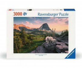 Ravensburger 12000809 - Пъзел 3000 елемента - Алпийска коза с бебе