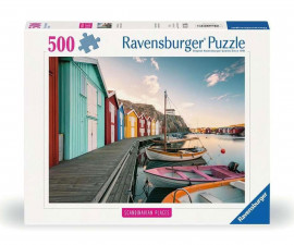 Ravensburger 12000847 - Пъзел 500 елемента - Къщи за лодки в Смьоген, Швеция