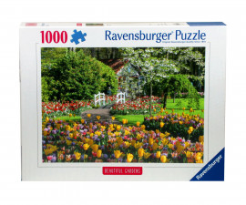 Ravensburger 12000851 - Пъзел 1000 елемента - Красиви градини: Градините Кьокенхоф