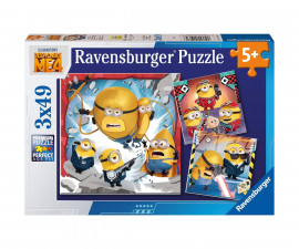 Ravensburger 12001061 - Пъзел 3х49 елемента - Аз, Проклетникът 4