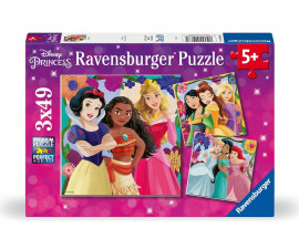 Ravensburger 12001068 - Пъзел 3х49 елемента - Дисни принцеси