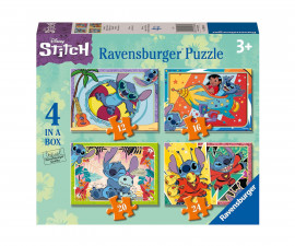 Ravensburger 12001069 - Пъзел 4-в-1: 12/16/20/24 елемента - Стич