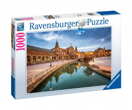 Ravensburger 12001236 - Пъзел 1000 елемента - Площад Испания, Севиля