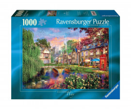 Ravensburger 12001261 - Пъзел 1000 елемента - Пътят на Котсуолдс