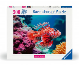 Ravensburger 12001334 - Пъзел 500 елемента - Червена риба лъв