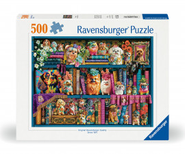 Ravensburger 12001466 - Пъзел 500 елемента - Скъпоценни порцеланови кученца