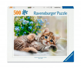 Ravensburger 12001904 - Пъзел 500 елемента - Малко коте