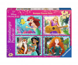 Ravensburger 12004032 - Пъзел 4x42 елемента - Дисни Принцеси