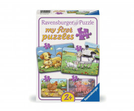 Ravensburger 12004041 - Моят първи пъзел 2/4/6/8 елемента - Малки животни